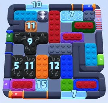 Color Block Jam level 1188 / 2091: screenshot of the board