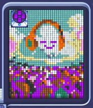 Pixel Flow level 1650: screenshot of the board