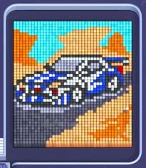 Pixel Flow level 849: screenshot of the board