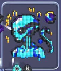 Pixel Flow уровень 211: скриншот поля
