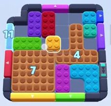 Nivel de Color Block Jam: captura del tablero