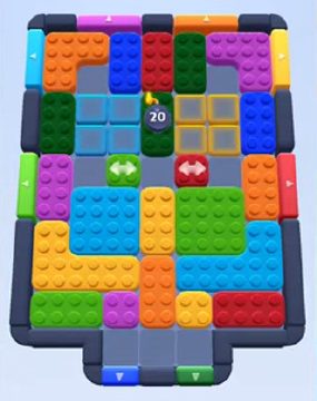 Color Block Jam level 192 / 580 / 1030: screenshot of the board