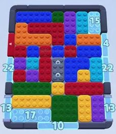 Niveau de Color Block Jam : capture du plateau
