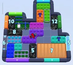 Color Block Jam Level 963 / 1879: Screenshot des Spielfelds