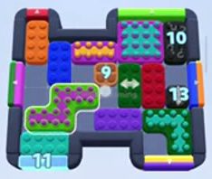 Niveau de Color Block Jam : capture du plateau