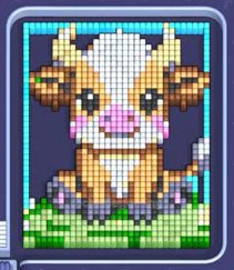 Pixel Flow level 1319: screenshot of the board
