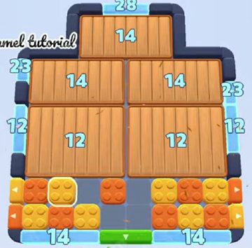 Color Block Jam level 1654 / 1699 / 2689: screenshot of the board
