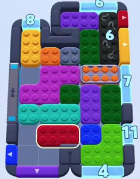 Color Block Jam 1155 / 1158. bölüm: tahtanın ekran görüntüsü