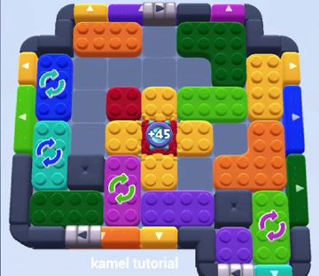 Color Block Jam Level 1276 / 1279 / 1283: Screenshot des Spielfelds