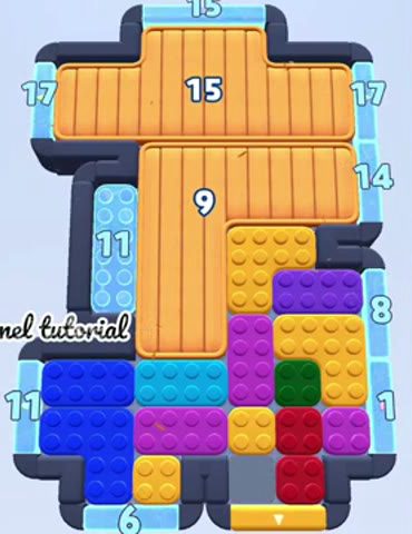 Color Block Jam level 1731 / 1879 / 2738: screenshot of the board