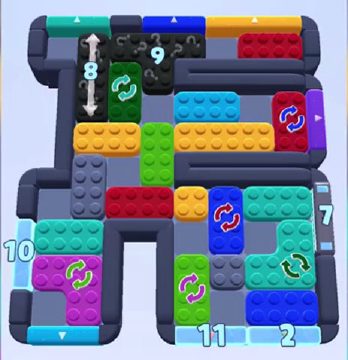 Color Block Jam 레벨 1268 / 1274 / 2179: 보드 스크린샷