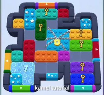Color Block Jam level 436 / 830 / 1330 / 1715: screenshot of the board