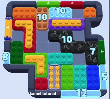 Color Block Jam 레벨 1370 / 1373 / 1385 / 2293: 보드 스크린샷