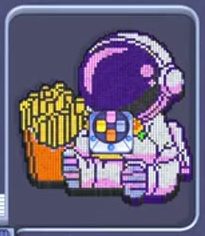 Pixel Flow Level 617: Screenshot des Spielfelds