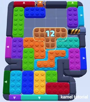 Color Block Jam 1355. bölüm: tahtanın ekran görüntüsü