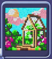 Pixel Flow level 1357: screenshot of the board