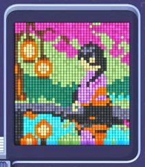 Pixel Flow level 1346: screenshot of the board