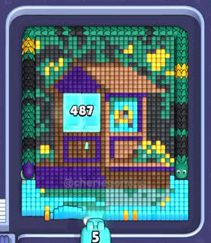 Pixel Flow fase 1488: print do tabuleiro