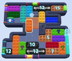 Niveau de Color Block Jam : capture du plateau