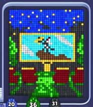 Pixel Flow уровень 2347: скриншот поля