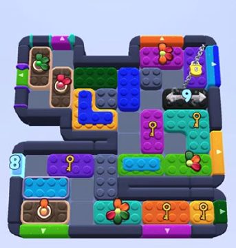 Color Block Jam 1247. bölüm: tahtanın ekran görüntüsü