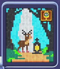 Pixel Flow fase 1292: print do tabuleiro