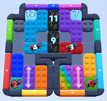 Color Block Jam ステージ 774 / 798：盤面のスクリーンショット