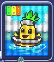 Pixel Flow level 1820: screenshot of the board