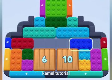 Color Block Jam ステージ 384：盤面のスクリーンショット