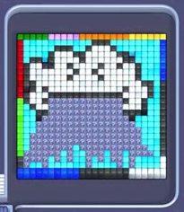 Pixel Flow Level 87: Screenshot des Spielfelds