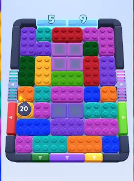 Color Block Jam level 179: screenshot of the board