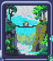 Pixel Flow level 1586: screenshot of the board