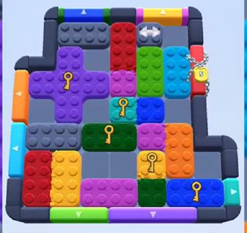 Color Block Jam Level 770 / 785: Screenshot des Spielfelds