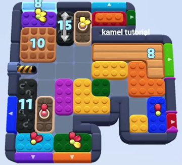 Color Block Jam 1540 / 1542 / 1543 / 1546 / 1547. bölüm: tahtanın ekran görüntüsü
