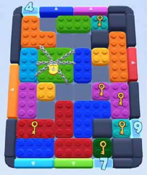 Color Block Jam 268 / 656 / 1106. bölüm: tahtanın ekran görüntüsü