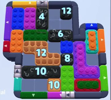Color Block Jam level 1151 / 1148: screenshot of the board