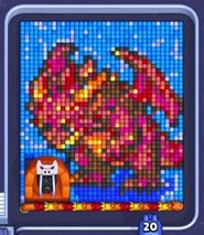 Pixel Flow fase 1784: print do tabuleiro