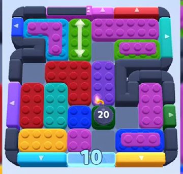 Color Block Jam level 647 / 1615: screenshot of the board