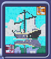 Pixel Flow уровень 1571: скриншот поля