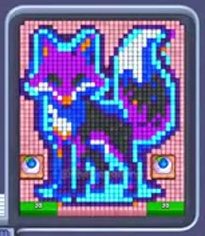 Pixel Flow Level 625: Screenshot des Spielfelds