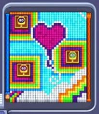 Pixel Flow Level 659: Screenshot des Spielfelds