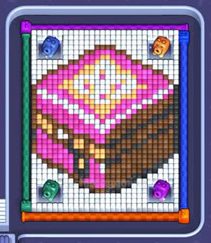 Pixel Flow level 1282: screenshot of the board