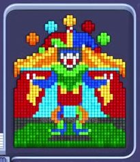 Pixel Flow level 962: screenshot of the board