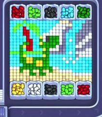 Pixel Flow level 1334: screenshot of the board