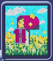 Pixel Flow level 1675: screenshot of the board