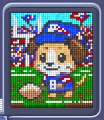 Pixel Flow level 747: screenshot of the board
