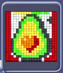 Pixel Flow Level 11: Screenshot des Spielfelds