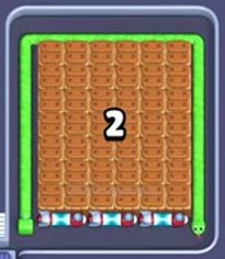 Pixel Flow Level 668: Screenshot des Spielfelds