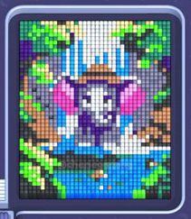 Pixel Flow level 1329: screenshot of the board