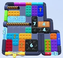 Color Block Jam 레벨 1311 / 2218: 보드 스크린샷